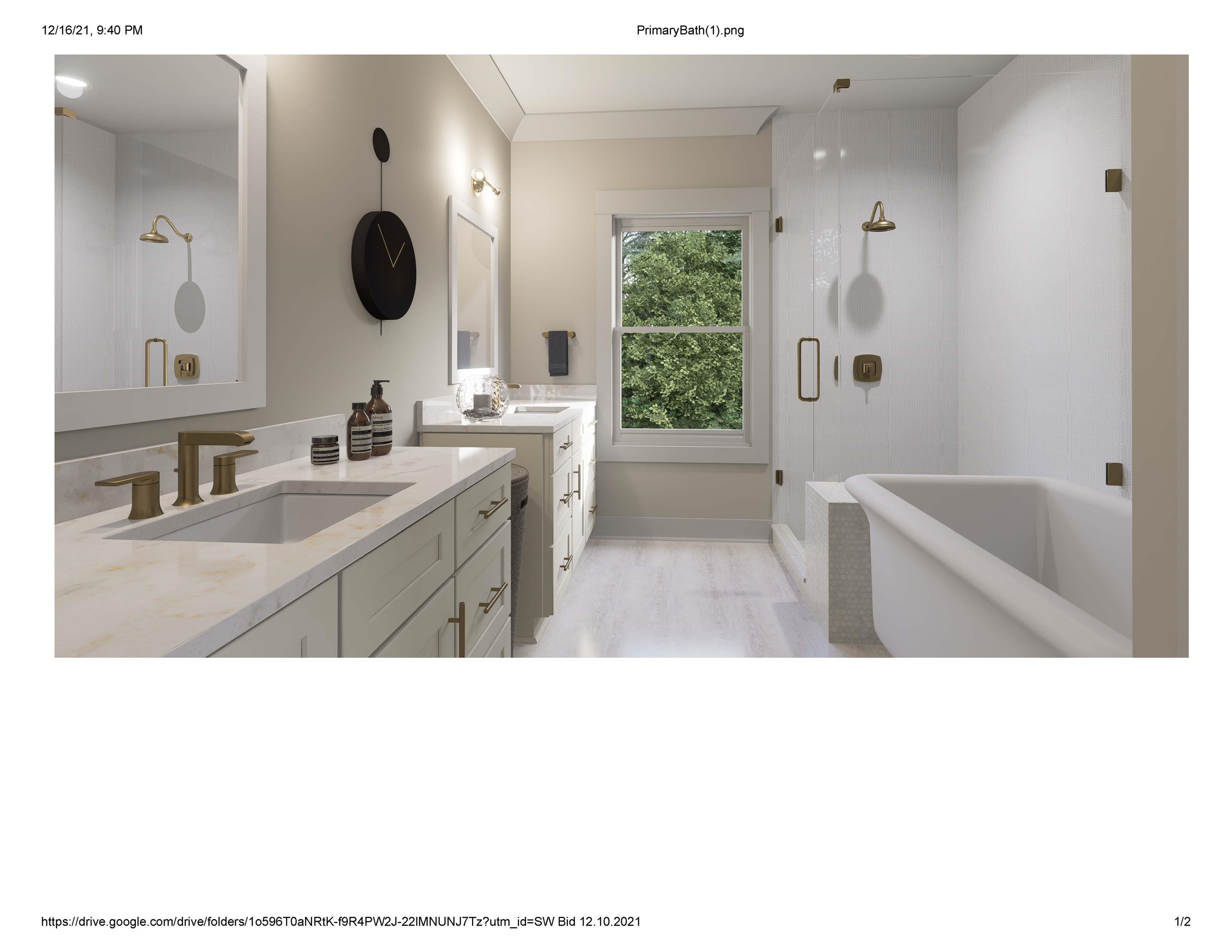 3830 Keohane Drive Durham, NC 27705 - Photo 8 of 14 a bathroom with a sink a mirror and bathtub