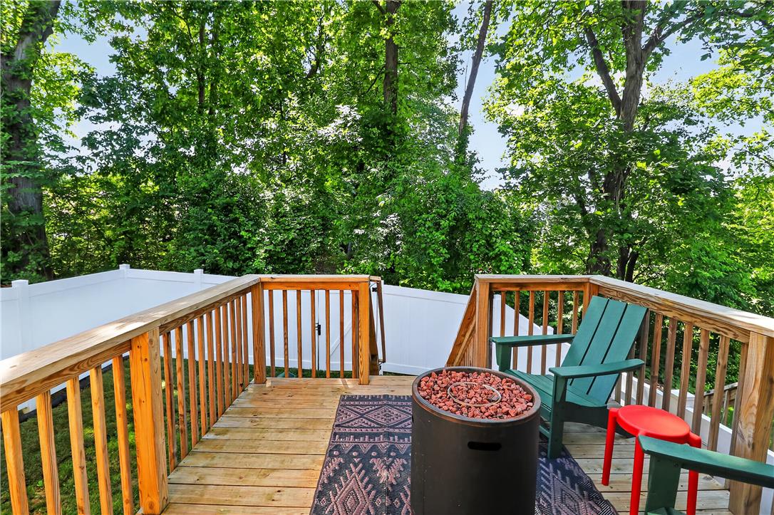 4502 Benjamin Court Emmaus, PA 18049 - Photo 17 of 48 Wood deck with privacy fence, offering a tranquil outdoor retreat.