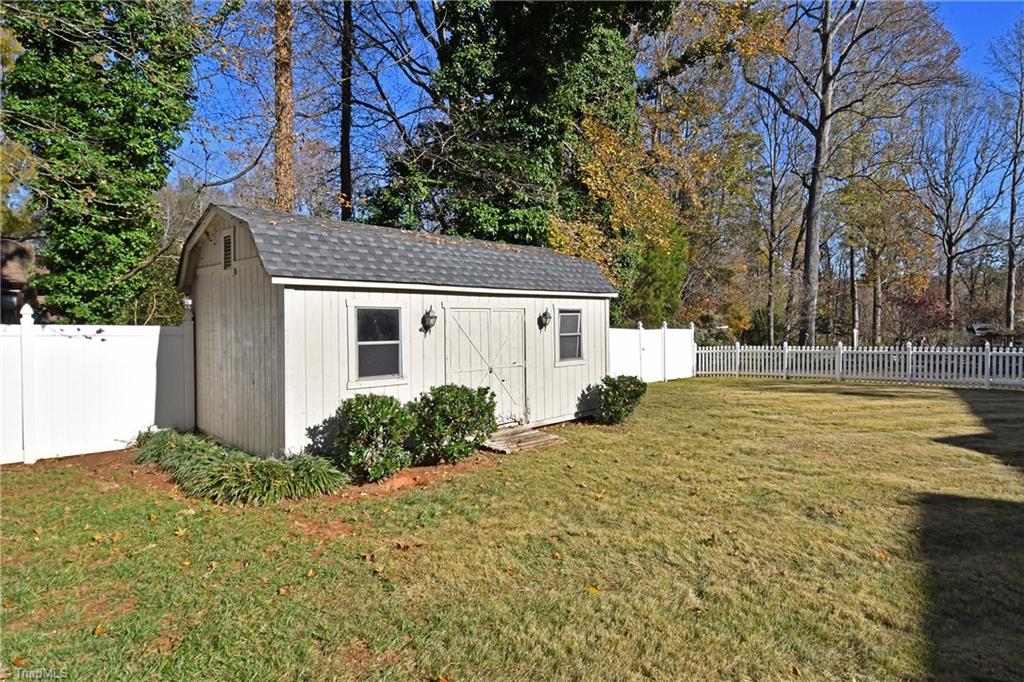 145 Bickerstaff Road Clemmons, NC 27012 - Photo 27 of 28 Storage building in backyard - sold "as is"