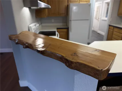 a view of hallway with stairs