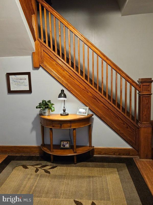3911 4th Street Baltimore, MD 21225 - Photo 14 of 18 a view of entryway with wooden floor