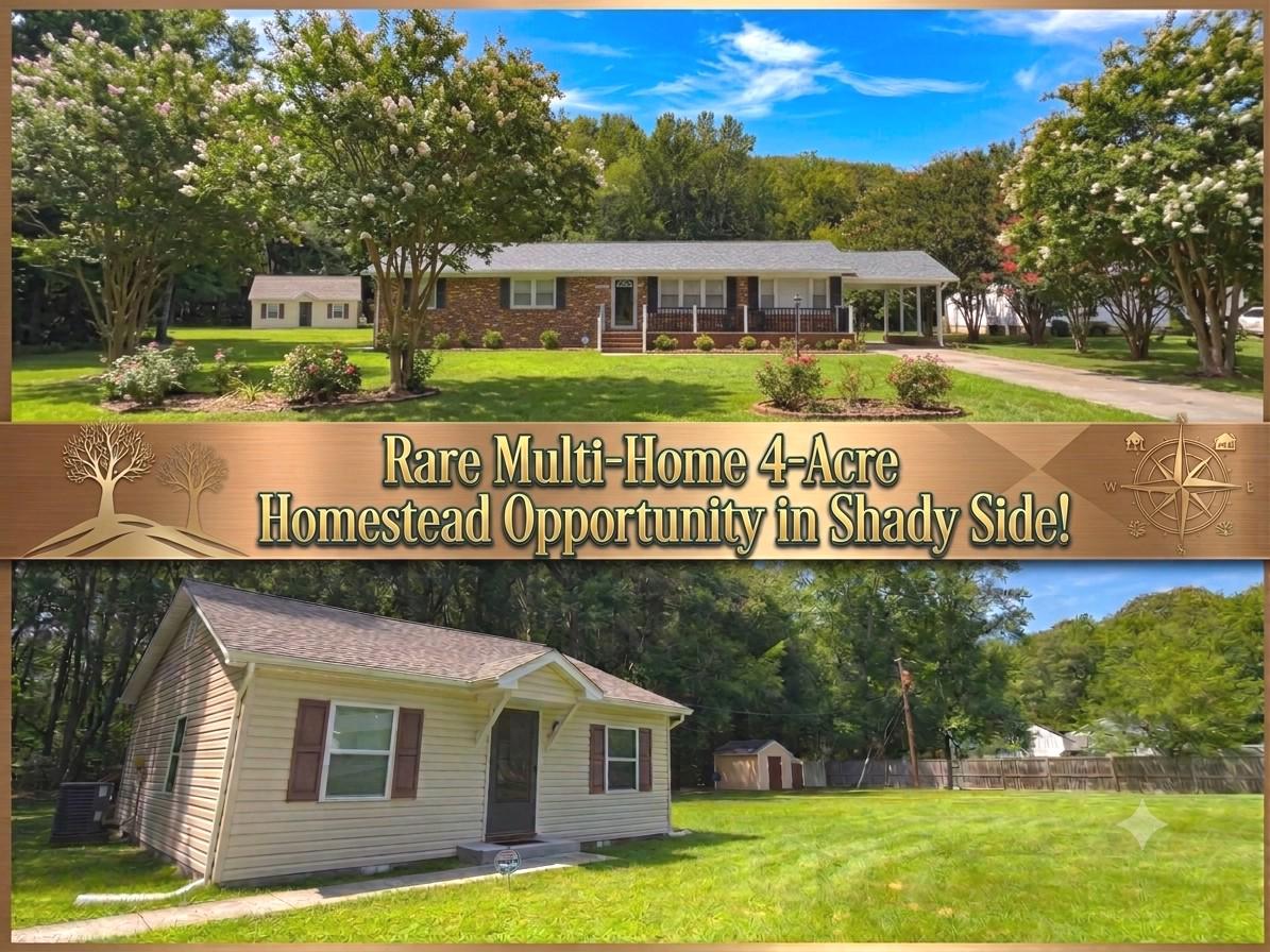 6066 Shady Side Road Shady Side, MD 20764 - Photo 1 of 61 Sprawling 4-Acre Homestead Gem with 2 homes!
