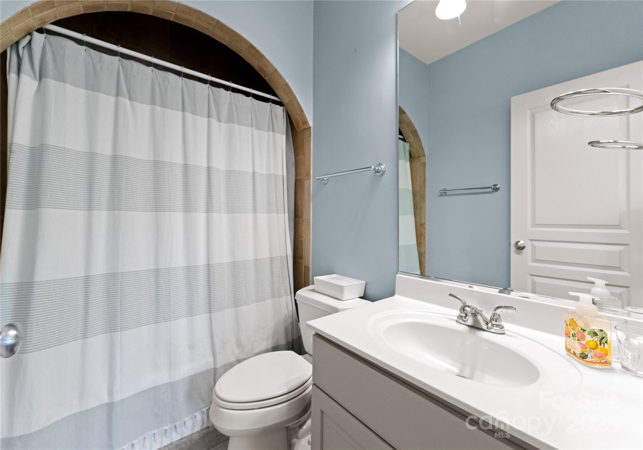 8813 Covey Rise Court Charlotte, NC 28226 - Photo 29 of 47 a bathroom with a sink and a mirror