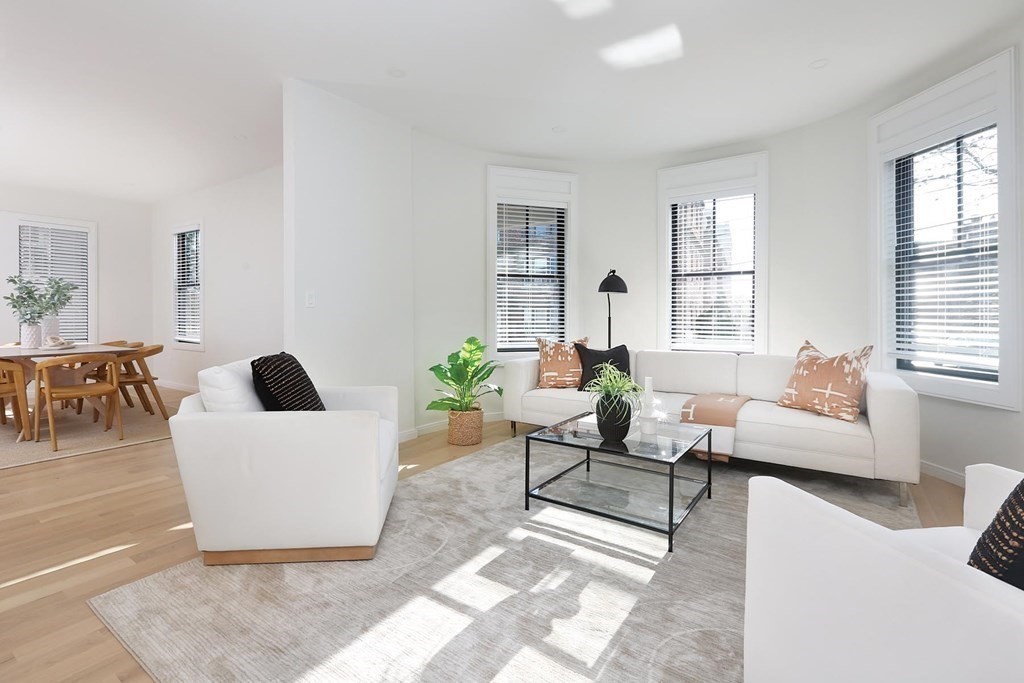 41 Summit Avenue, Unit 41 Brookline, MA 02446 - Photo 1 of 20 a living room with furniture a lamp and windows