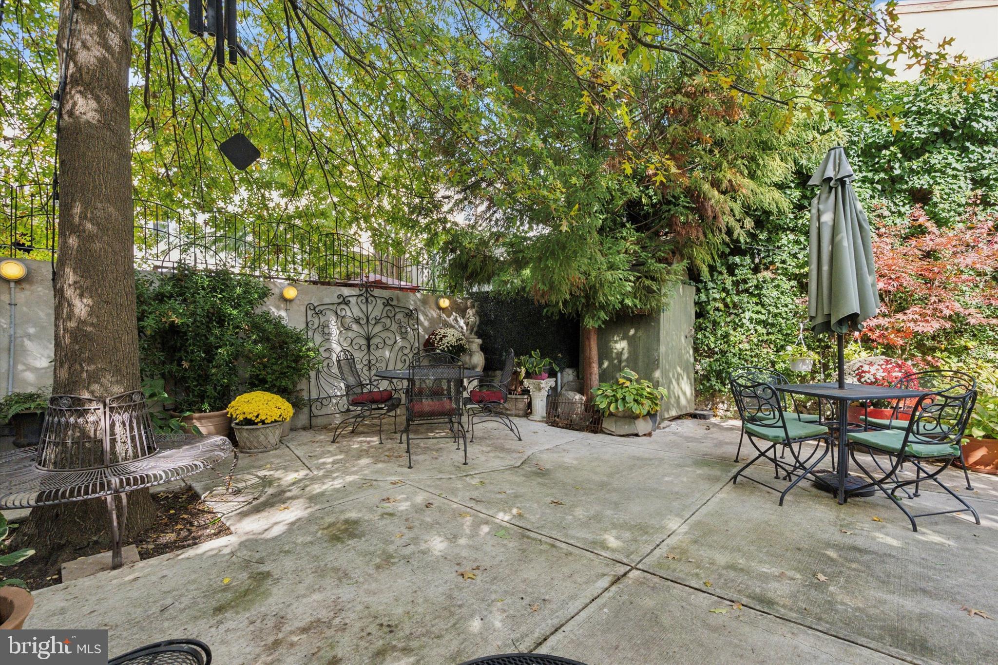 168 Gay Street Philadelphia, PA 19127 - Photo 27 of 49 Mature plantings and storage shed