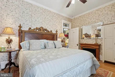 a bathroom with a shower and a toilet