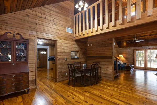 a kitchen with granite countertop lots of counter top space and stainless steel appliances