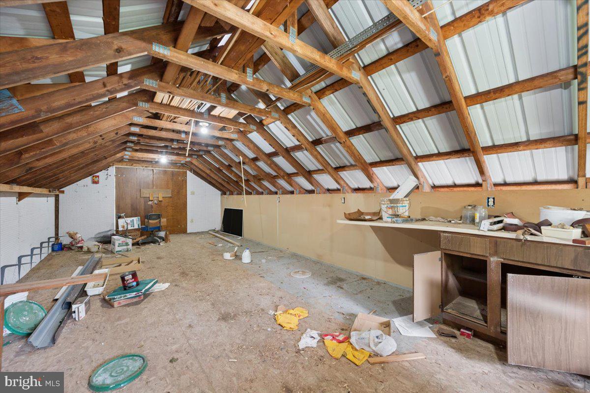 3446 Deneen Road Hancock, MD 21750 - Photo 64 of 118 Walk-up attic storage above detached 3 car garage.