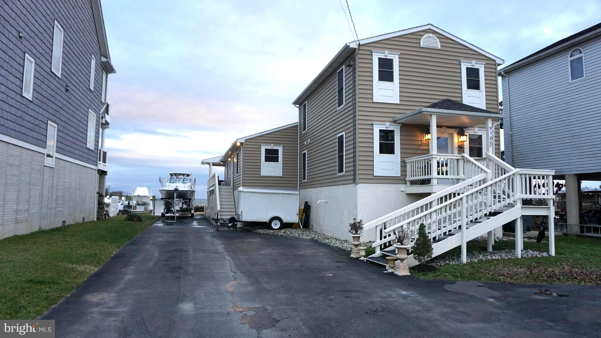 9105 Cuckold Point Road Baltimore, MD 21219 - Photo 1 of 150 Huge Driveway w/Semi Circle. Leads to boat ramp