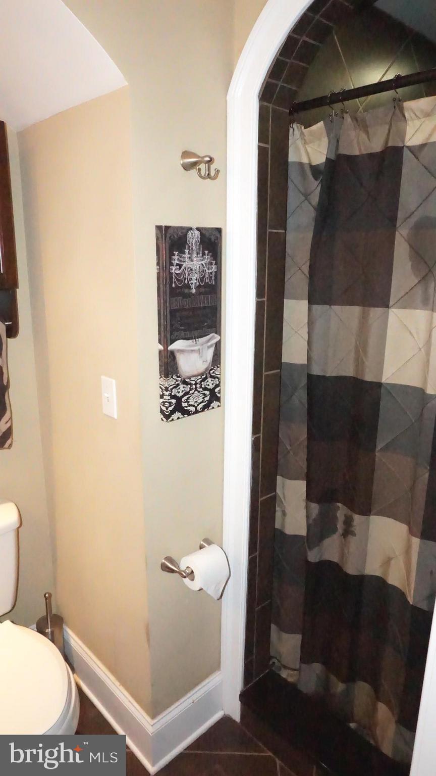 9105 Cuckold Point Road Baltimore, MD 21219 - Photo 106 of 150 a bathroom with a toilet and a shower