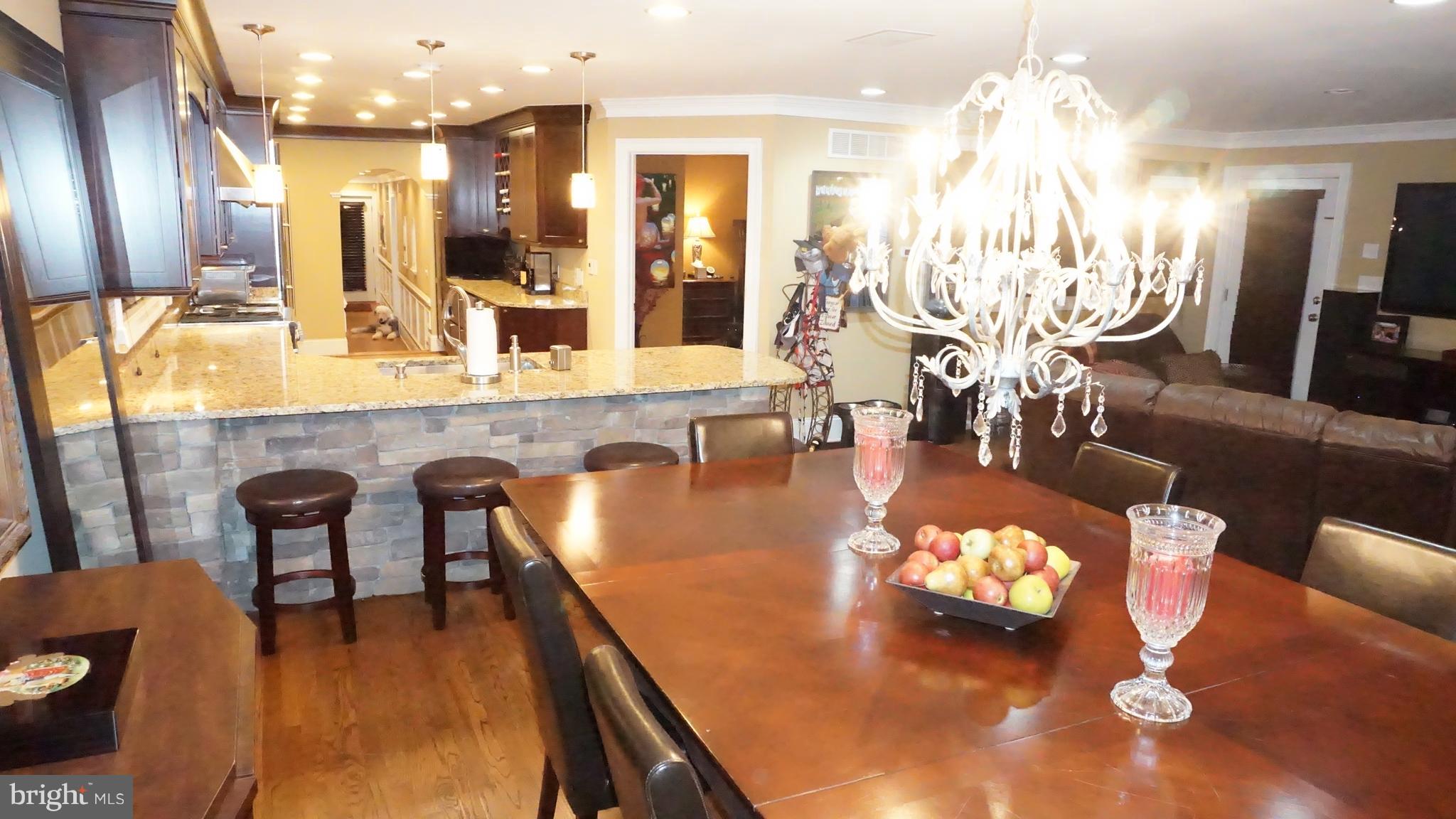 9105 Cuckold Point Road Baltimore, MD 21219 - Photo 132 of 150 Dining Room Table is a pool table underneath