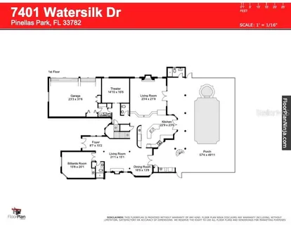 $1,949,000 | 7401 Watersilk Drive, Pinellas Park, FL 33782