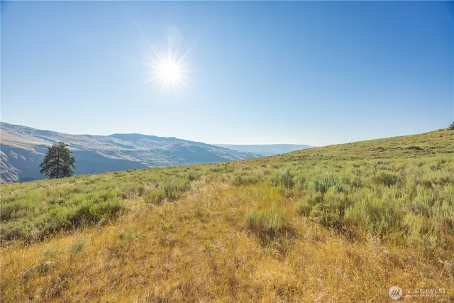 a view of mountain and an ocean
