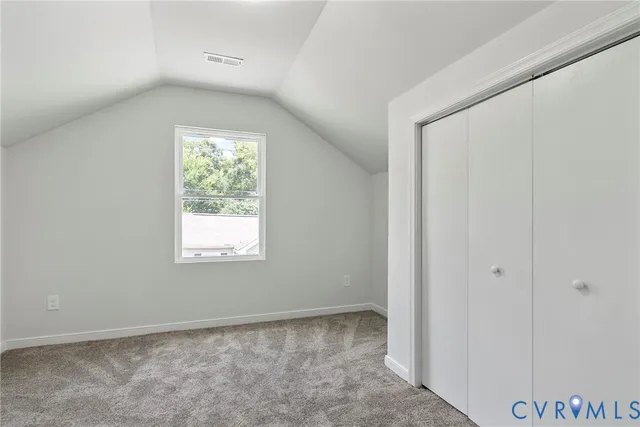 a view of an empty room