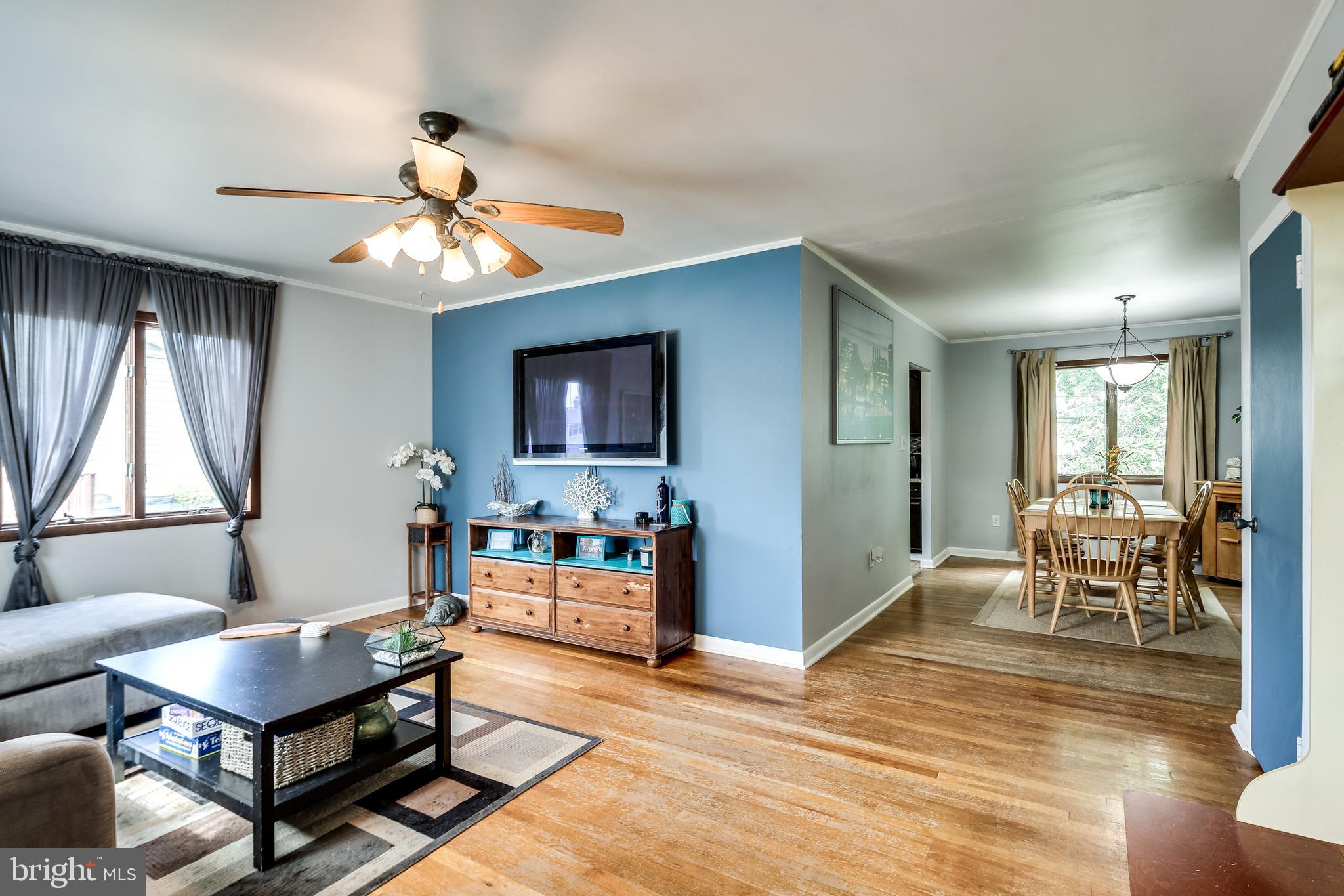 1310 Denbright Road Catonsville, MD 21228 - Photo 5 of 31 Living Room looking into Dining Room