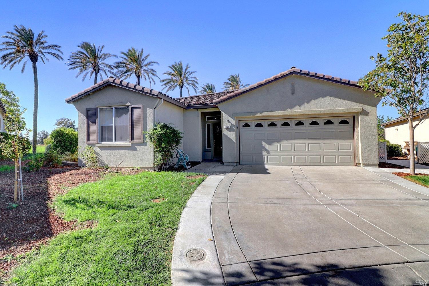 front of home on oversized lot