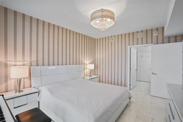 a view of a hallway with washer and dryer
