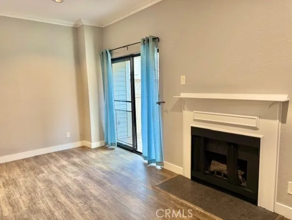 a view of a livingroom with a fireplace