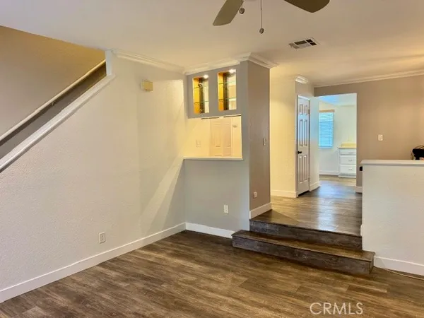 a view of an entryway of a house