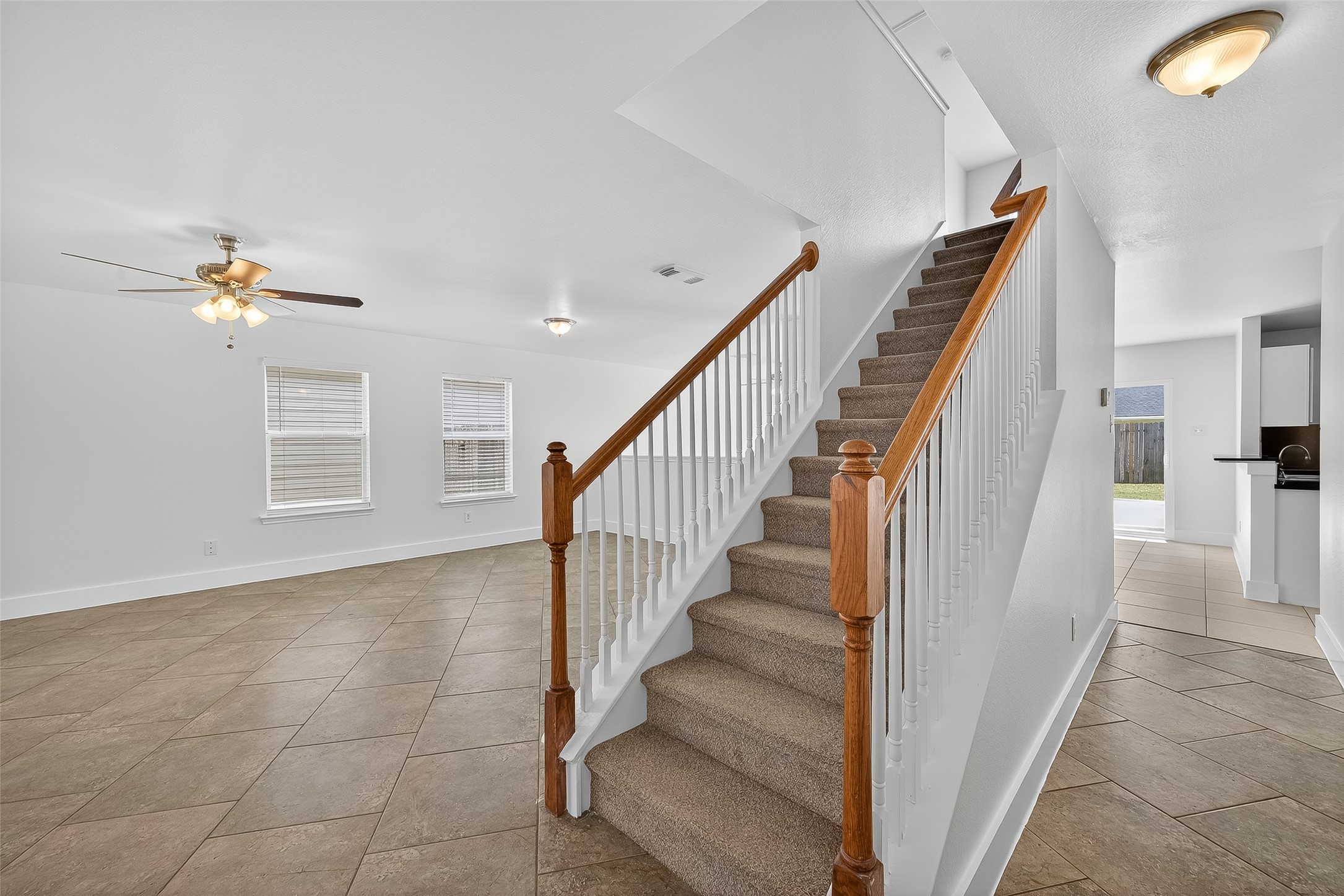 20907 Baronsledge Lane Katy, TX 77449 - Photo 13 of 50 a view of staircase with white walls