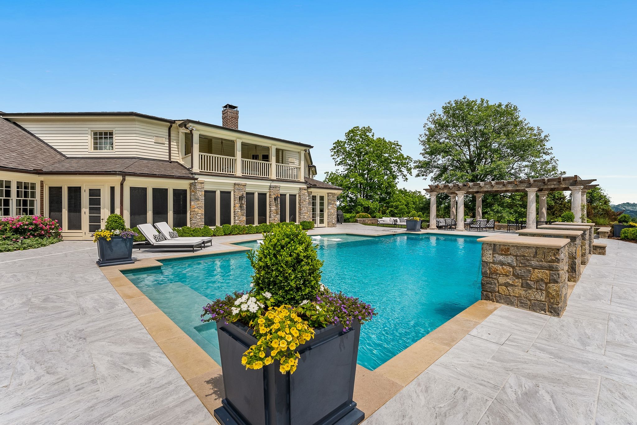 1577 Moran Road Franklin, TN 37069 - Photo 11 of 70 a front view of a house with swimming pool