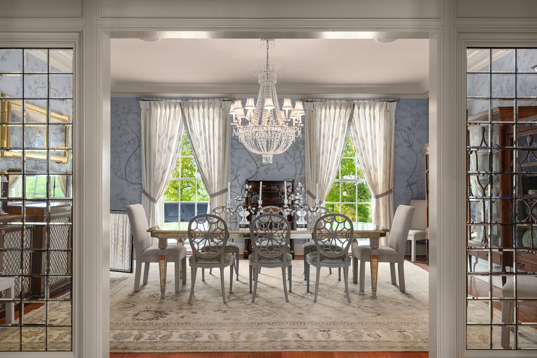 1577 Moran Road Franklin, TN 37069 - Photo 33 of 70 a view of a dining room with furniture window and outside view