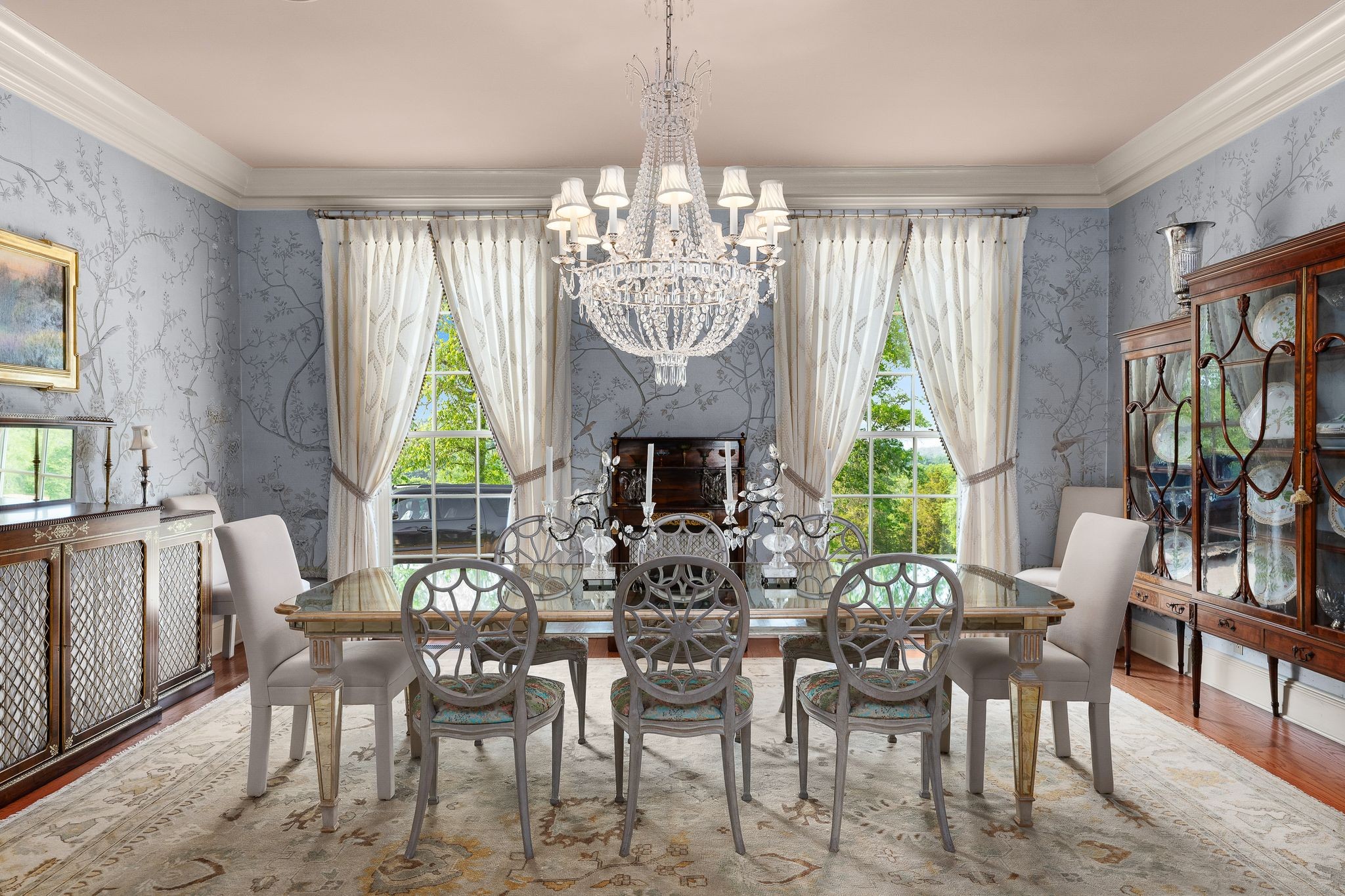 1577 Moran Road Franklin, TN 37069 - Photo 34 of 70 a view of a dining room with furniture window and outside view