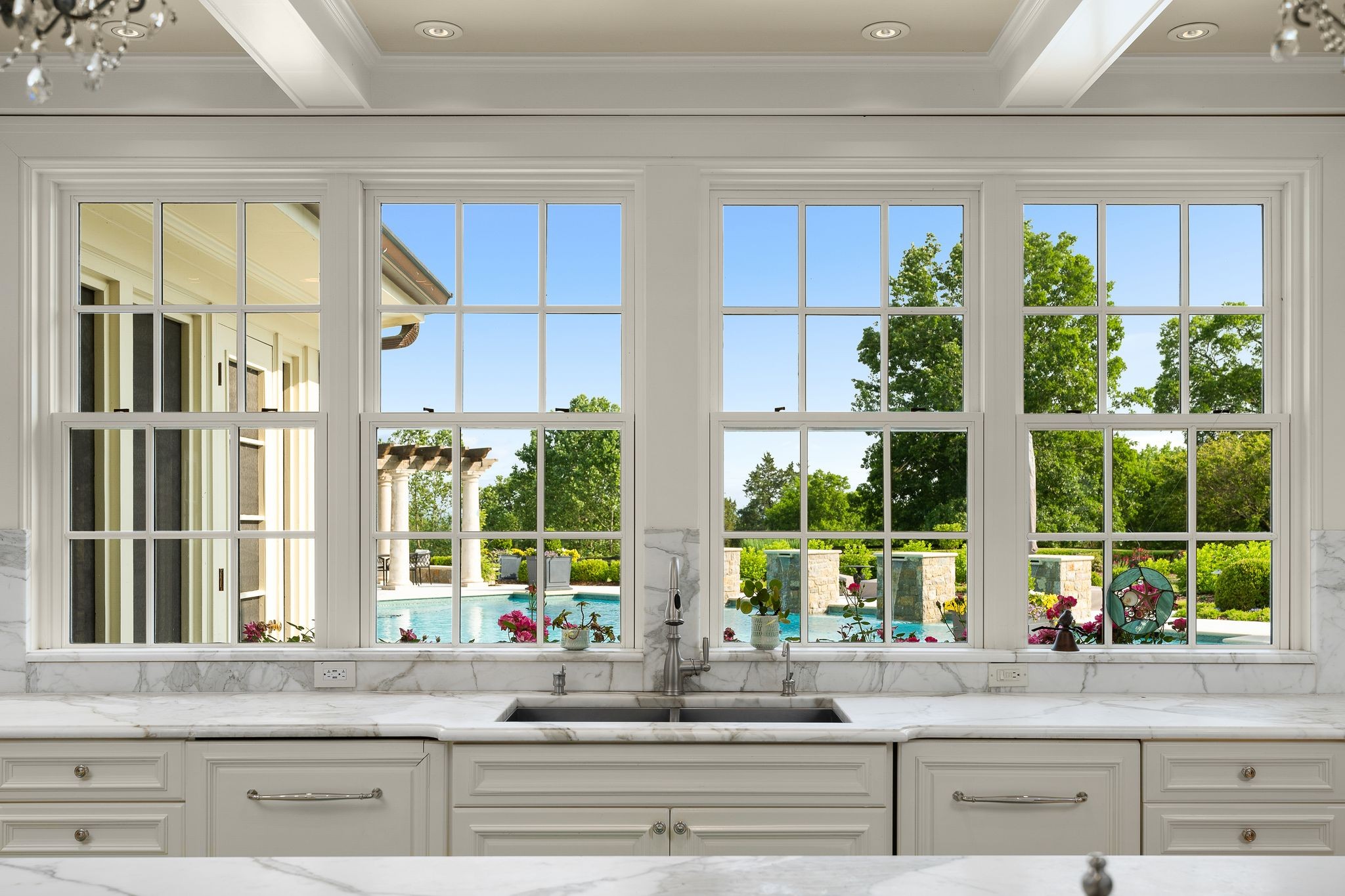 1577 Moran Road Franklin, TN 37069 - Photo 40 of 70 a bathroom with a window sink and mirror