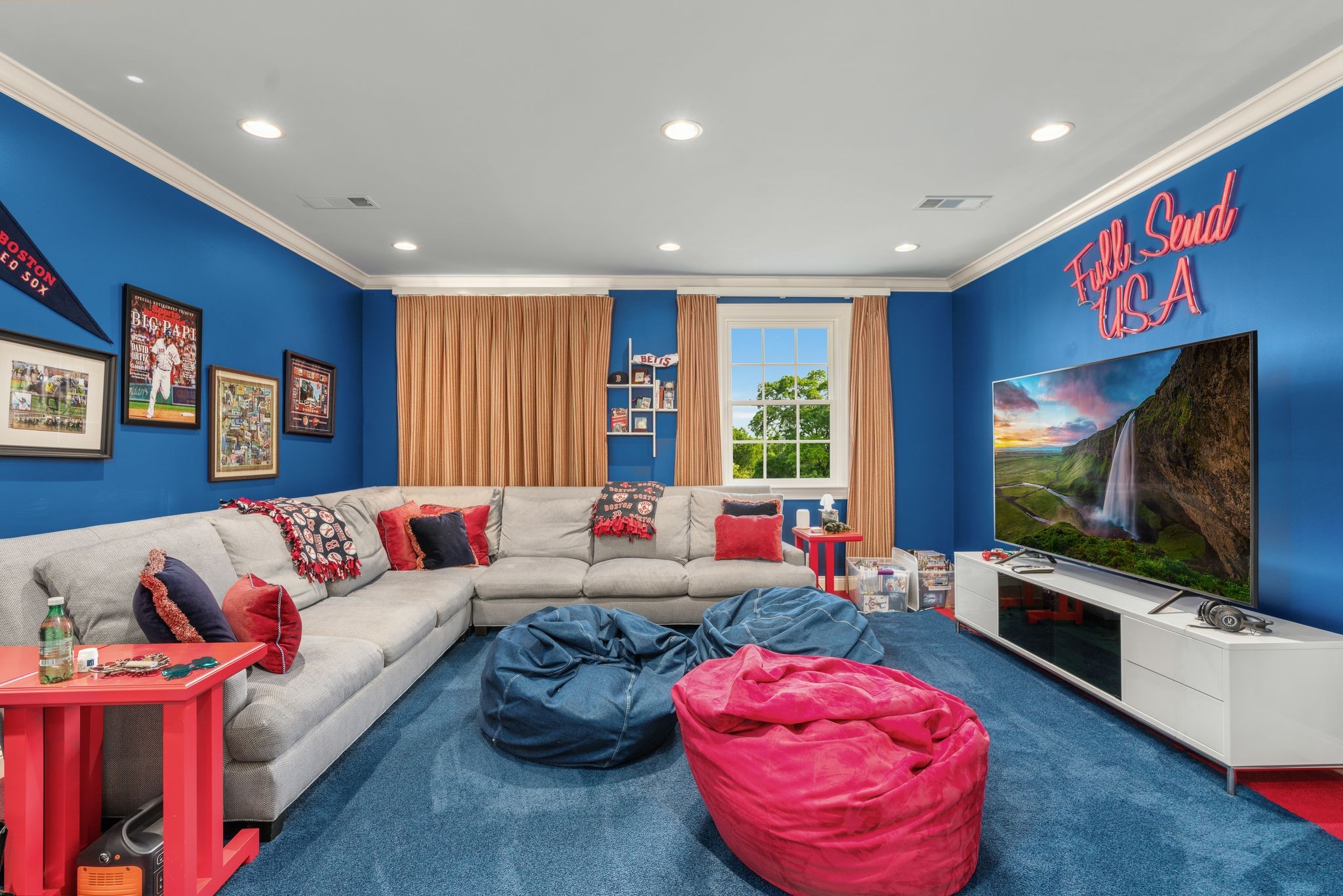 1577 Moran Road Franklin, TN 37069 - Photo 60 of 70 a living room with furniture and a flat screen tv