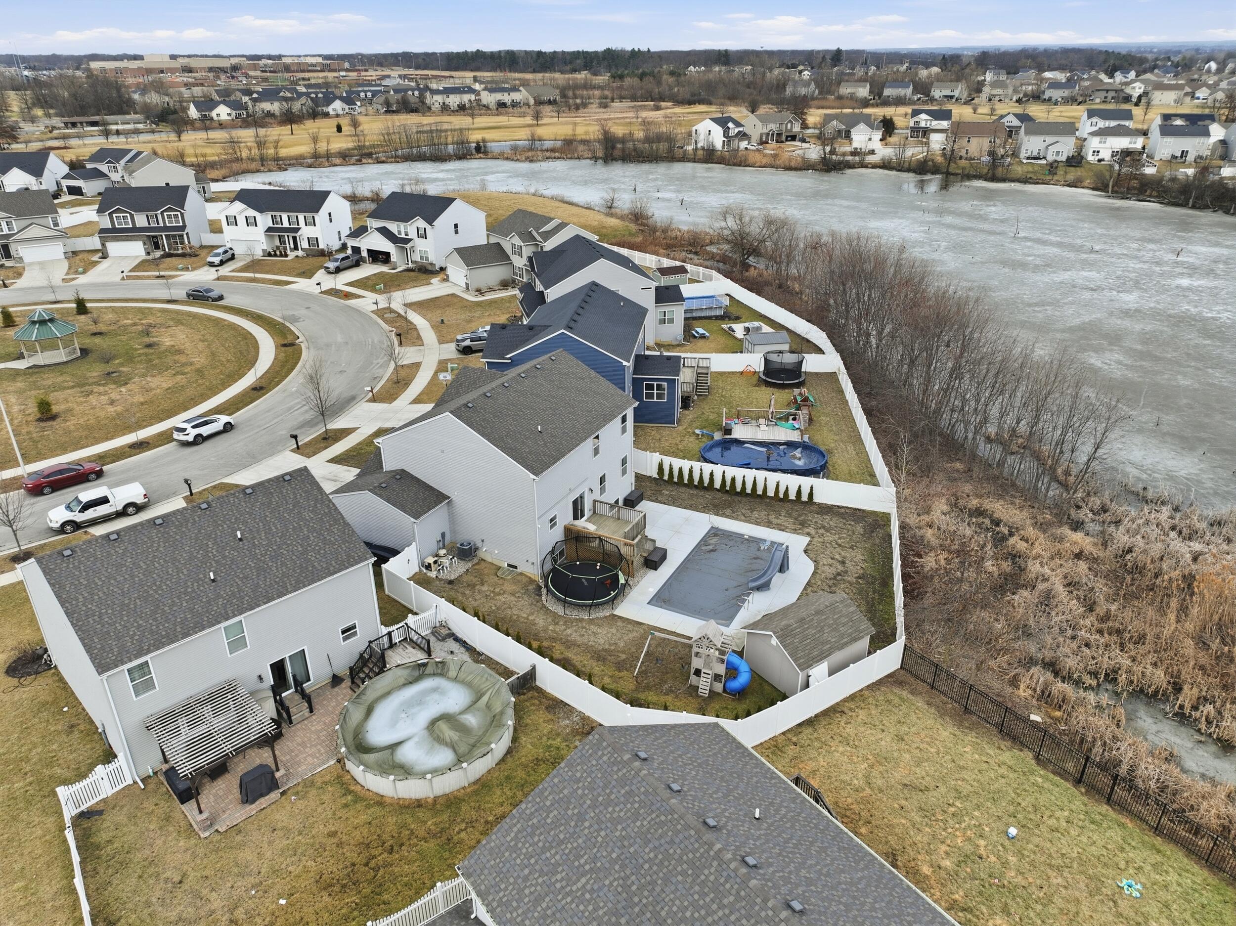 13181 Taft Street Crown Point, IN 46307 - Photo 41 of 42 an aerial view of a house with outdoor space