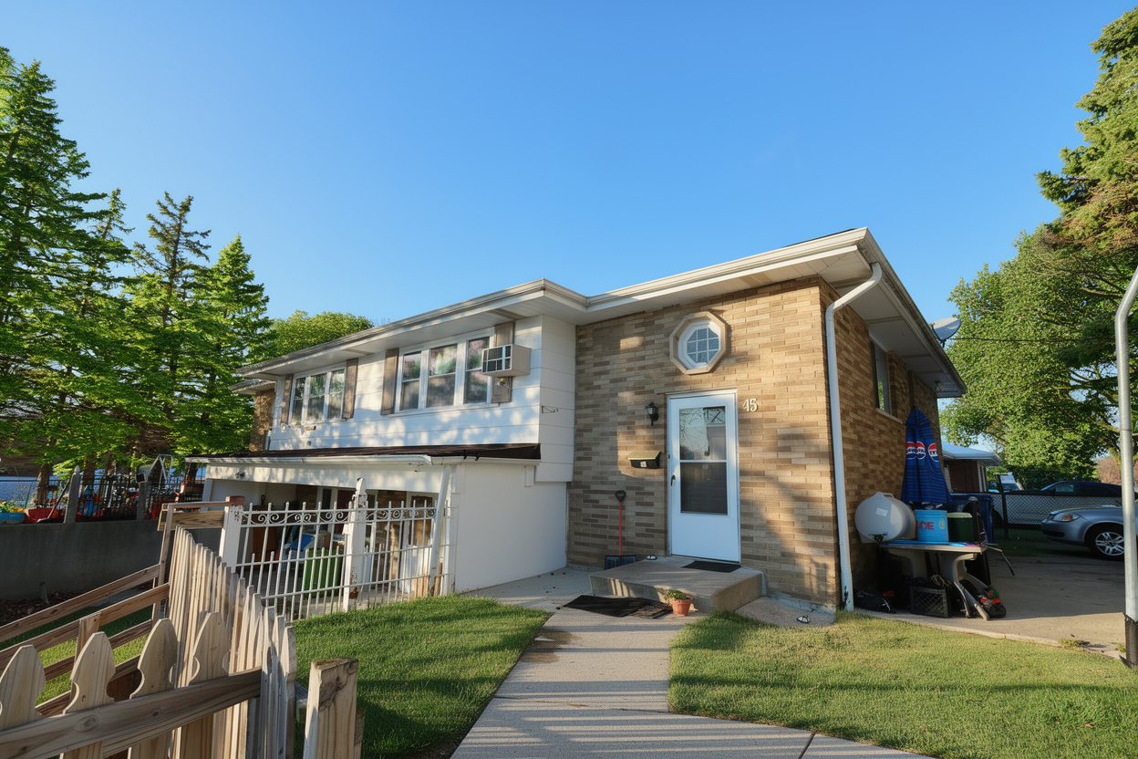 45 North McAree Road Waukegan, IL 60085 - Photo 2 of 12 a front view of a house with garden