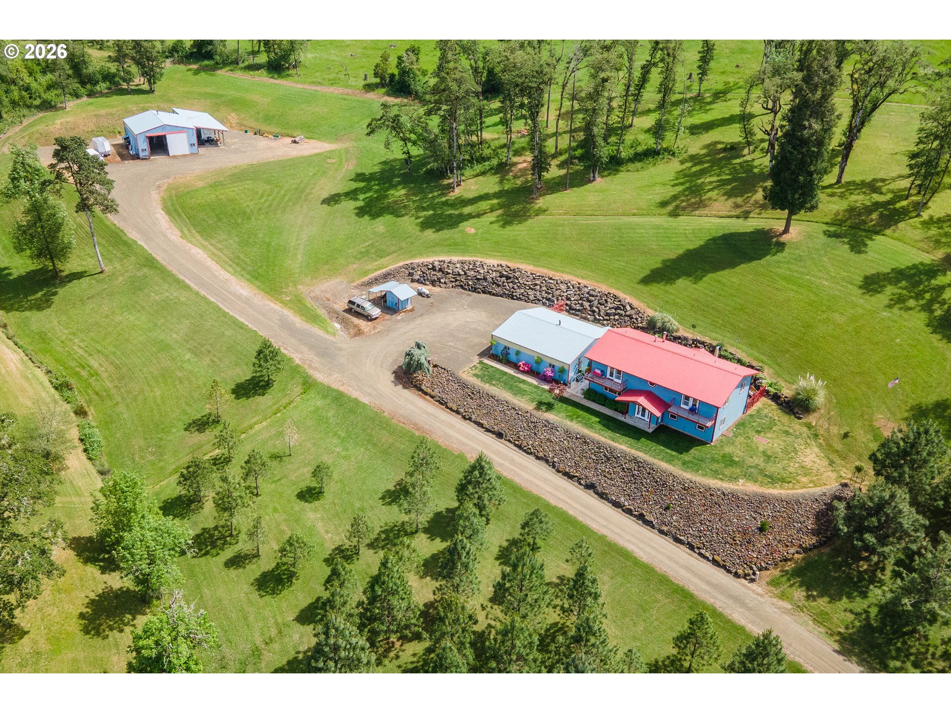 489 Fir Vista Road Sutherlin, OR 97479 - Photo 25 of 47 a view of a yard with an outdoor space