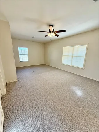 a view of kitchen with breakfast area
