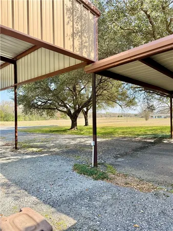 a view of outdoor space with seating