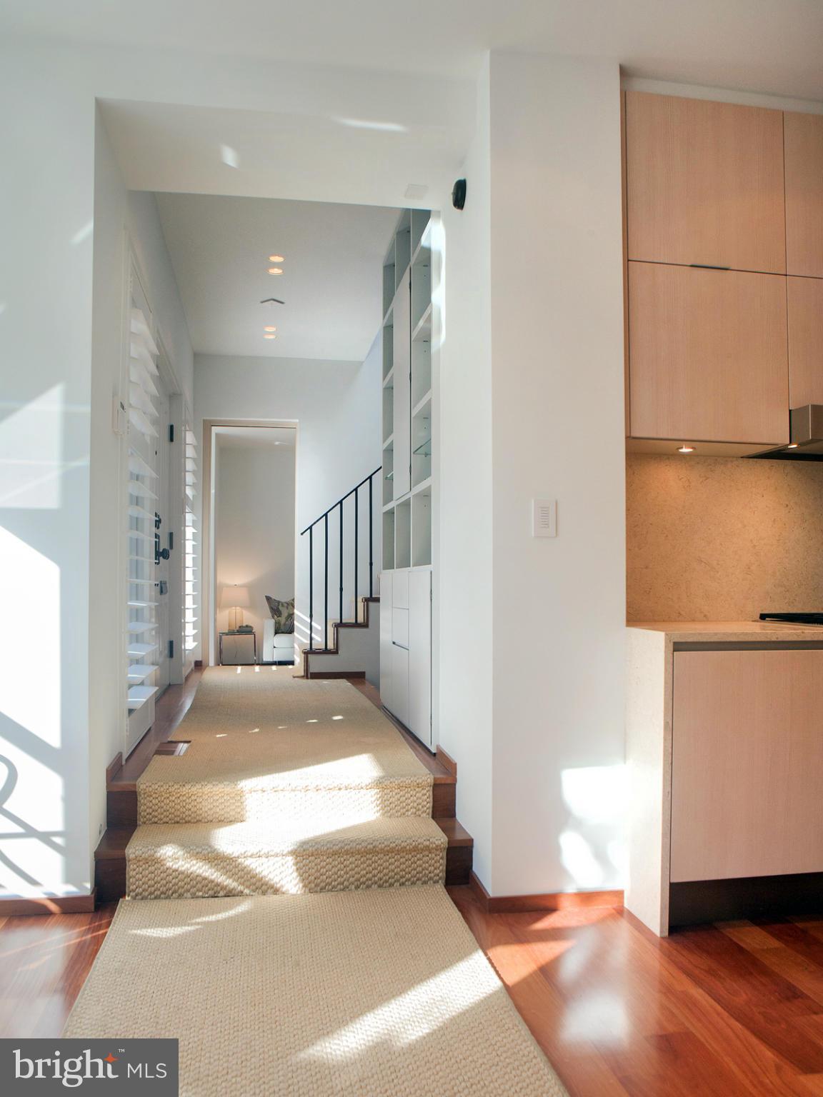 600 E Street Northeast Washington, DC 20002 - Photo 12 of 30 Living Room View North Down Entry Hall