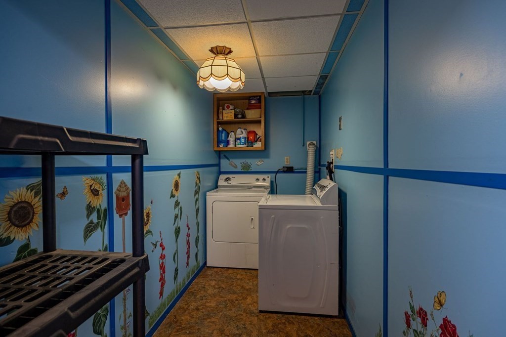 198 Lower Gore Road Webster, MA 01570 - Photo 30 of 41 a view of storage and utility room with washer and dryer