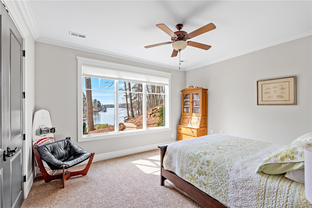 827 Top Ridge Drive Sunset, SC 29685 - Photo 27 of 44 Bedroom 3 terrace level with incredible views.