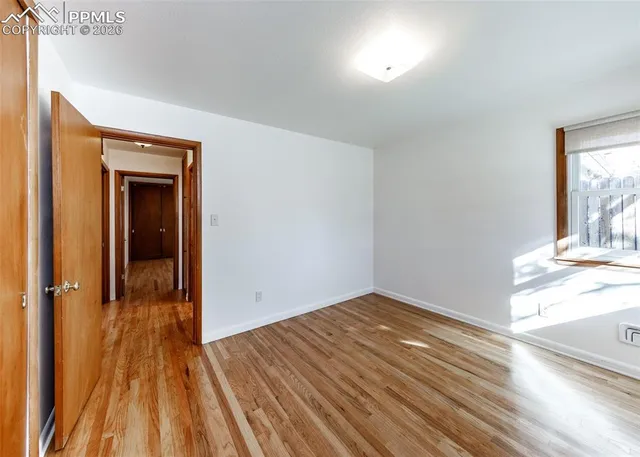 wooden floor in an empty room