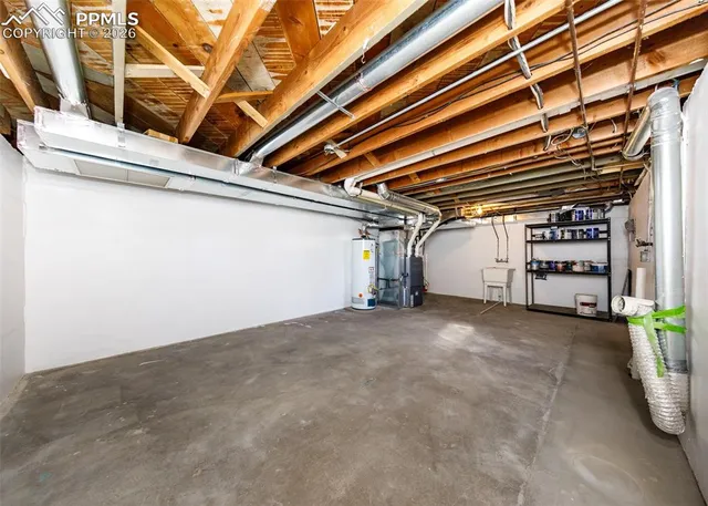 a view of storage and utility room