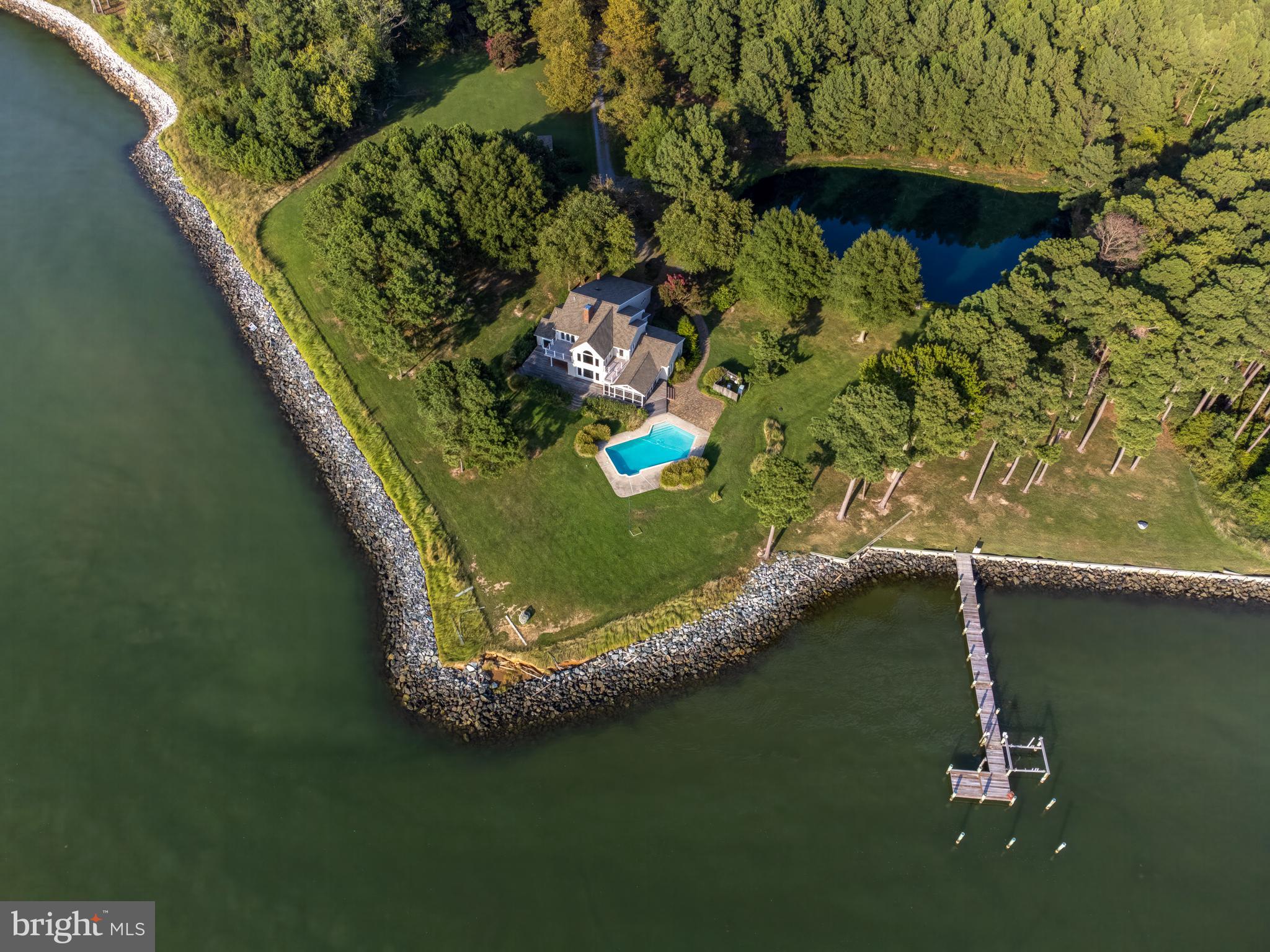Expansive water views