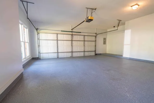 a view of living room with wooden floor and fence