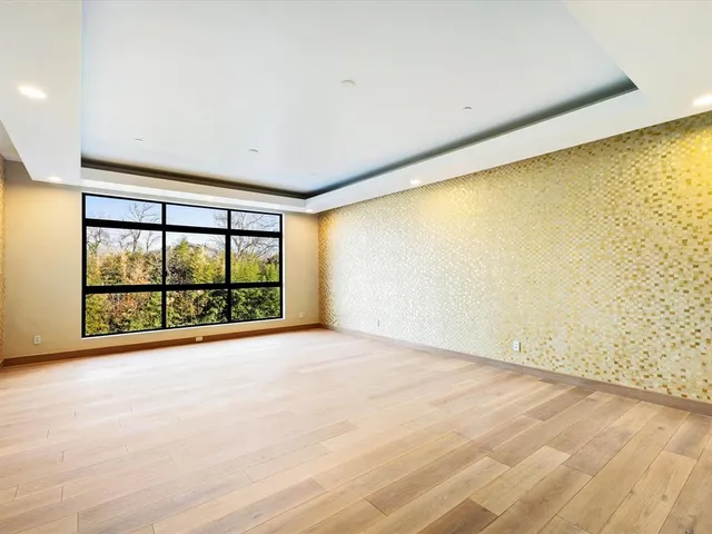 a view of a livingroom with a stove