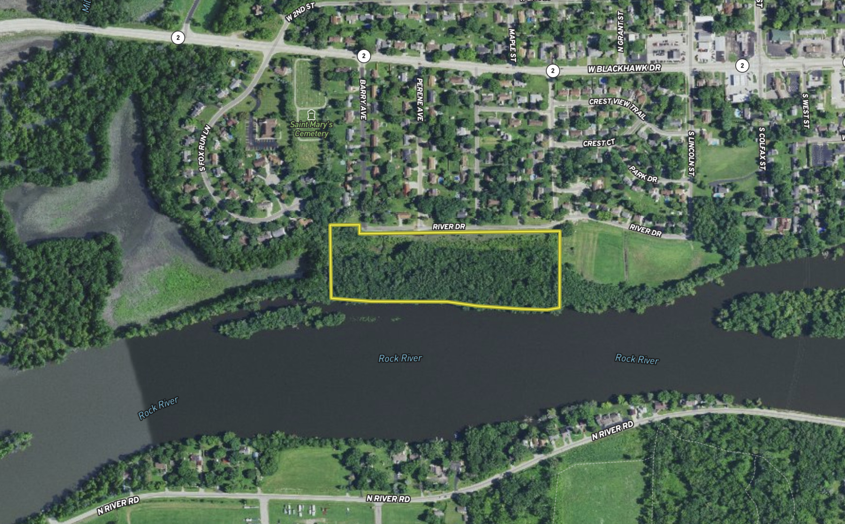 0 River Drive Byron, IL 61010 - Photo 12 of 33 an aerial view of a house