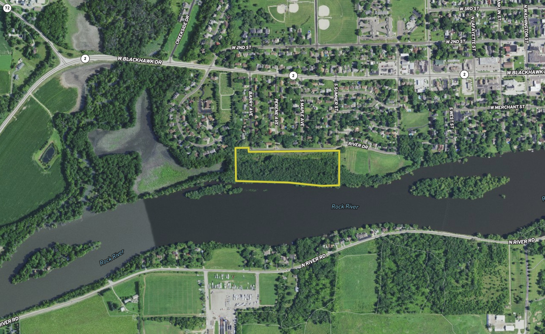 0 River Drive Byron, IL 61010 - Photo 13 of 33 an aerial view of a yard