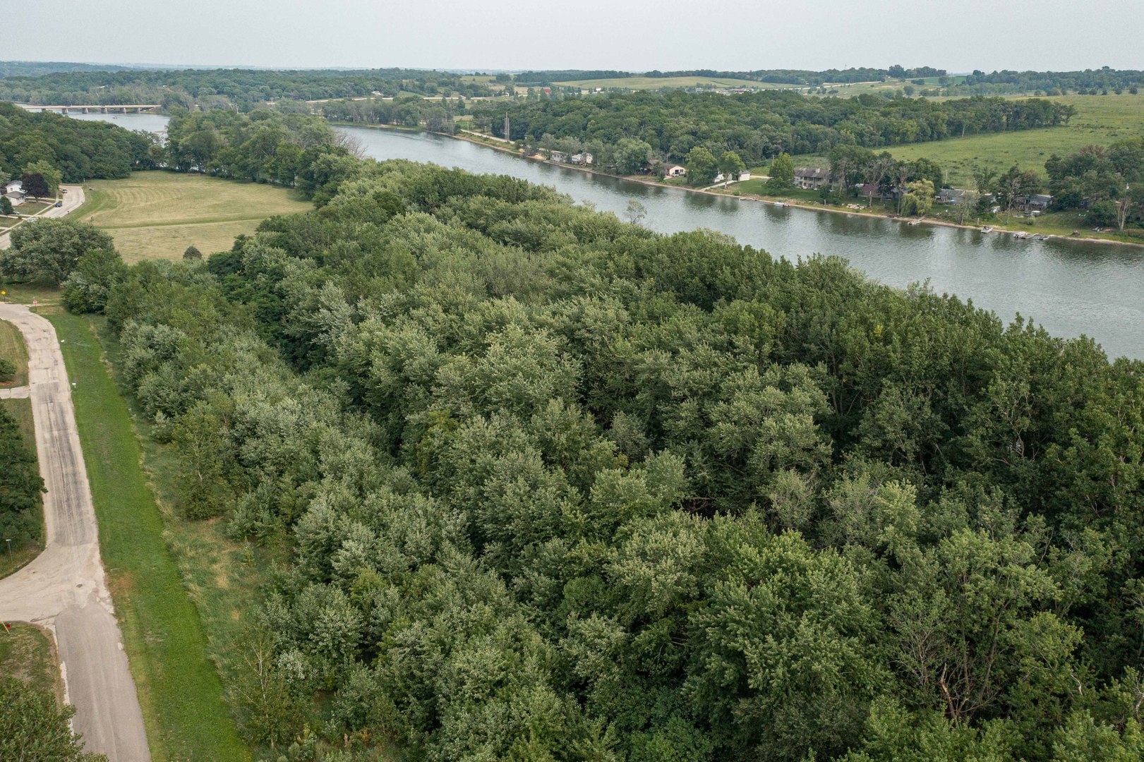 0 River Drive Byron, IL 61010 - Photo 15 of 33 a view of a lake with a city view