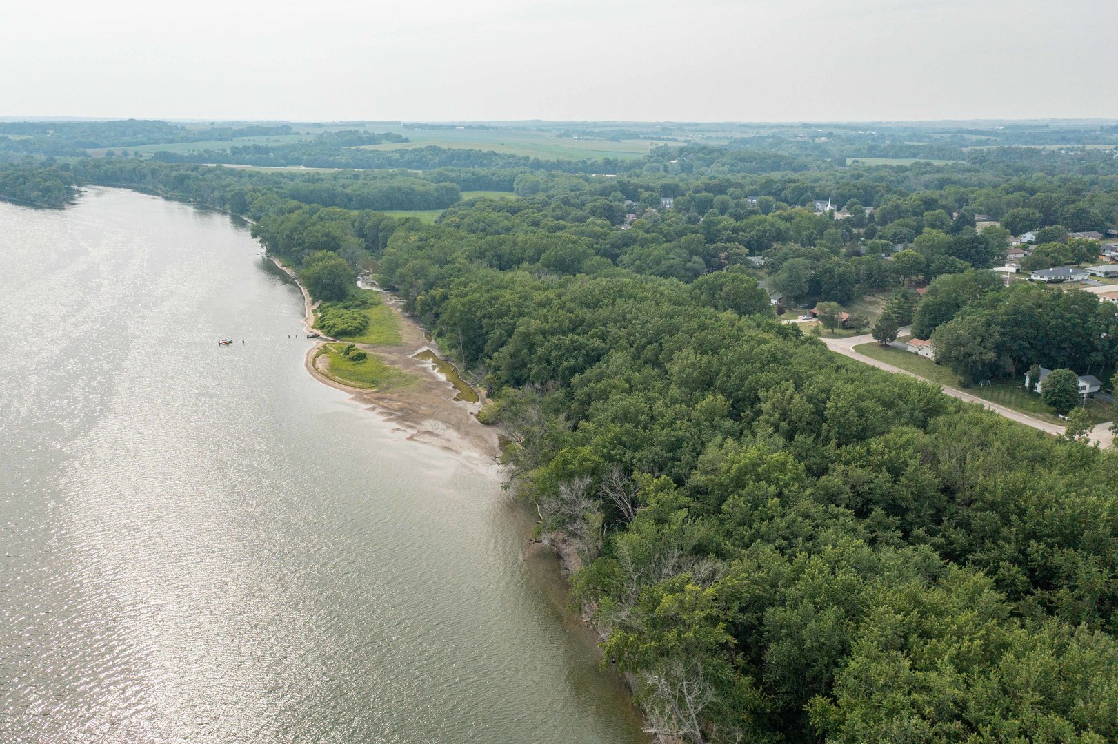 0 River Drive Byron, IL 61010 - Photo 22 of 33 an aerial view of lake and mountain view