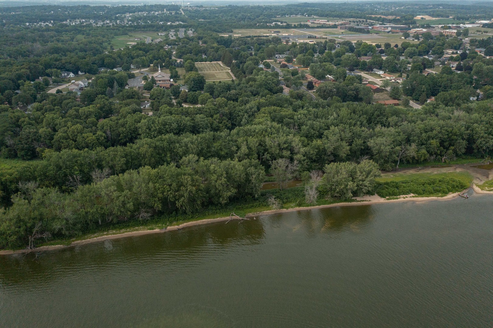 0 River Drive Byron, IL 61010 - Photo 27 of 33 an aerial view of a houses with a yard