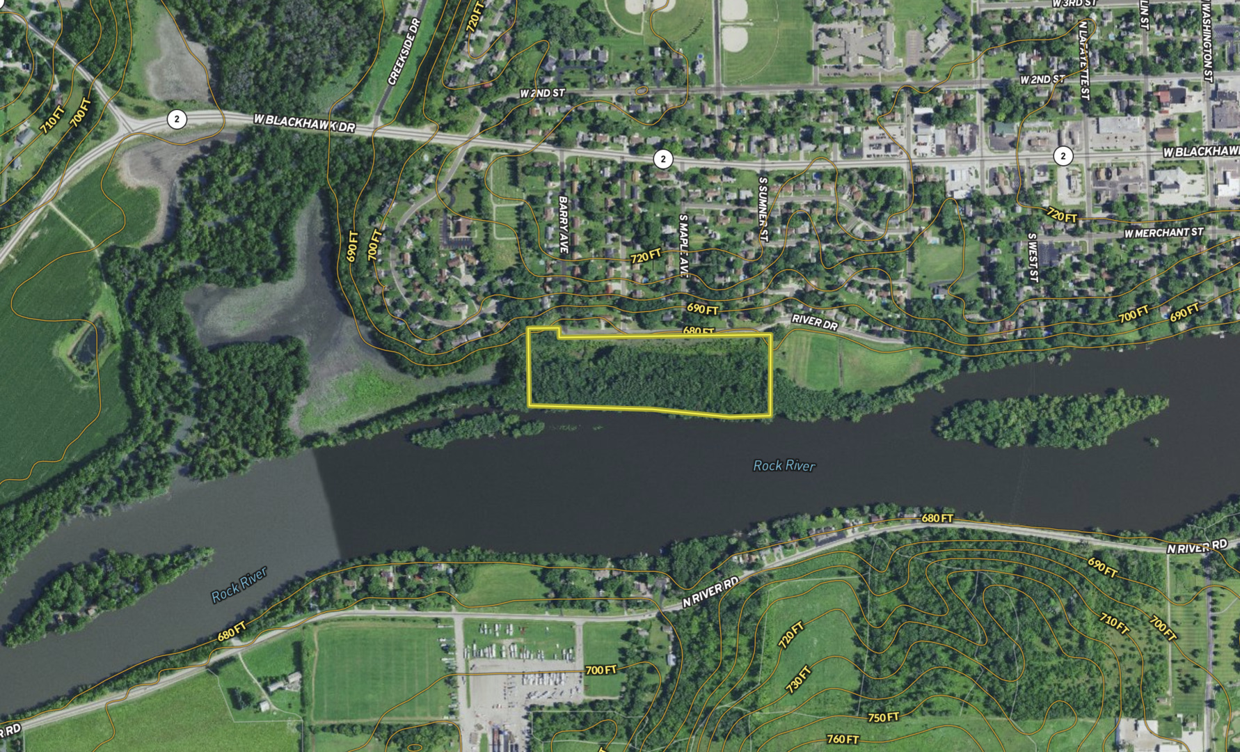 0 River Drive Byron, IL 61010 - Photo 33 of 33 an aerial view of a house