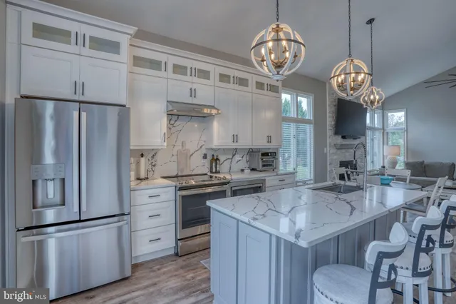a bedroom with a bed and a cabinets
