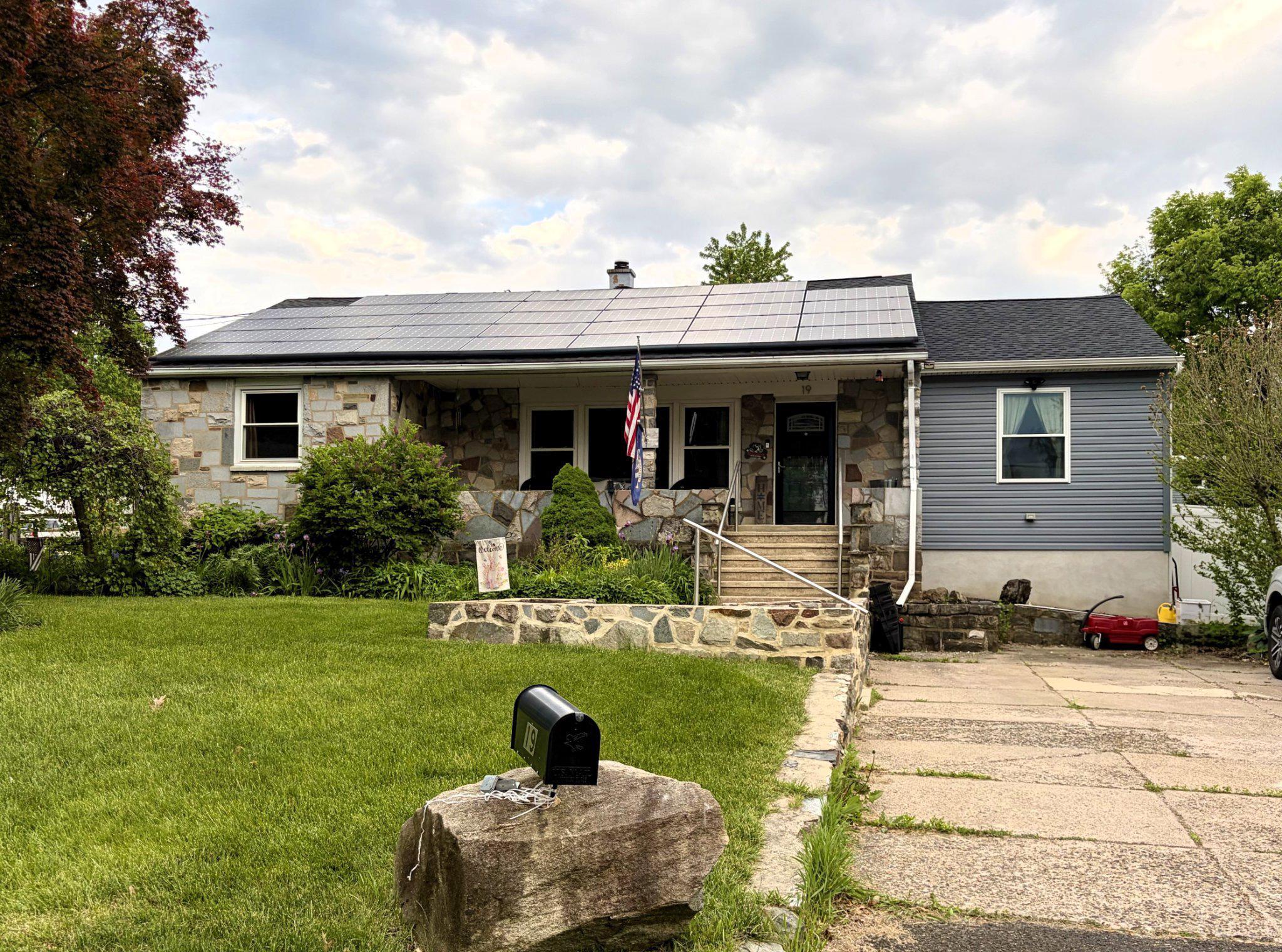 Original stone front ranch with addition